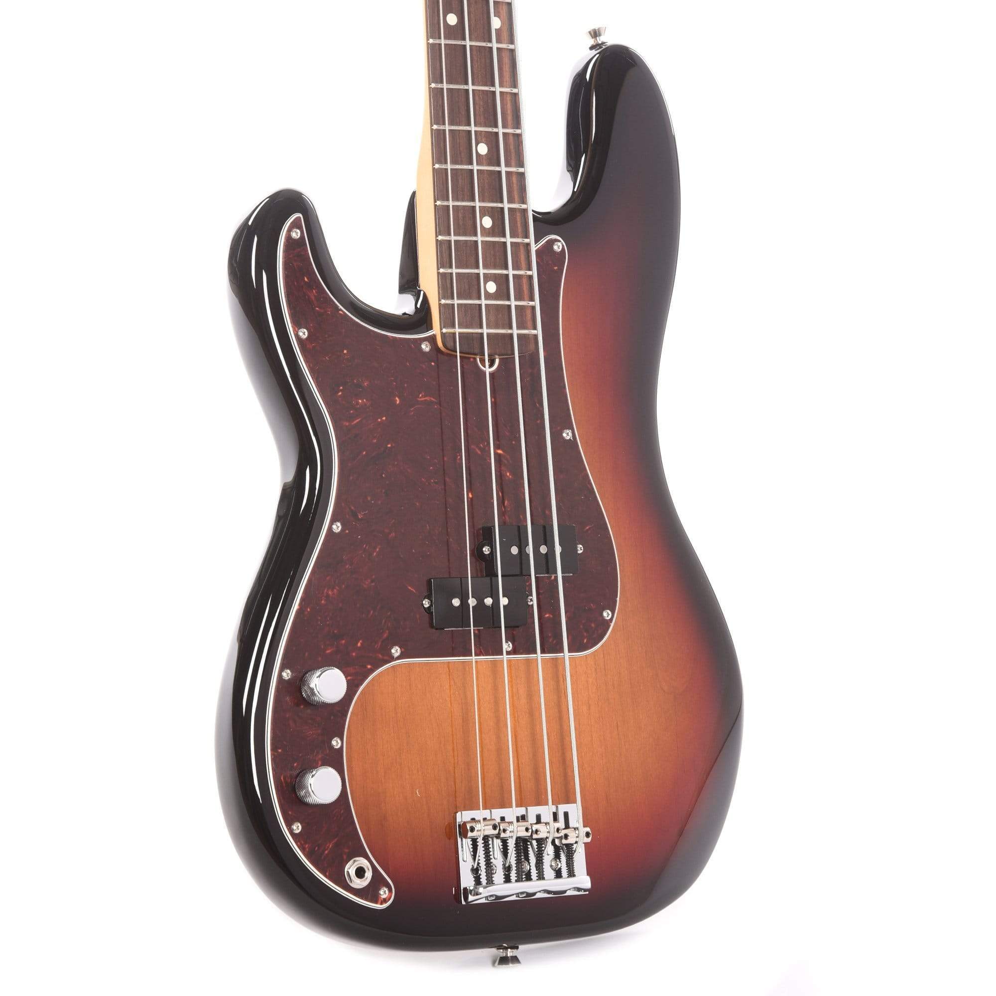 Fender American Professional II Precision Bass 3-Tone Sunburst LEFTY Bass Guitars / Left-Handed