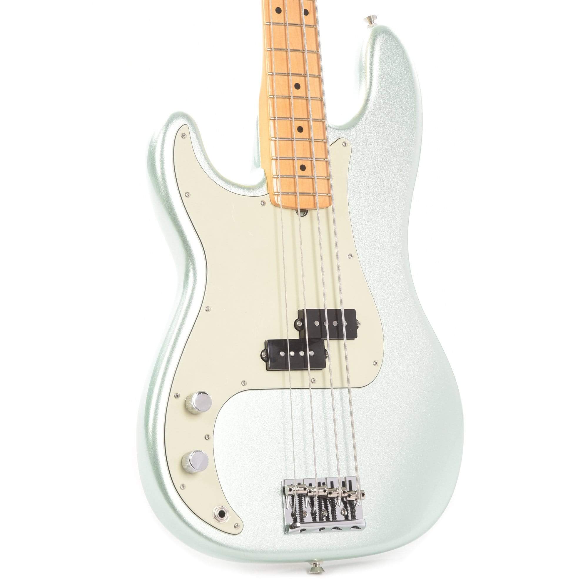 Fender American Professional II Precision Bass Mystic Surf Green LEFTY Bass Guitars / Left-Handed