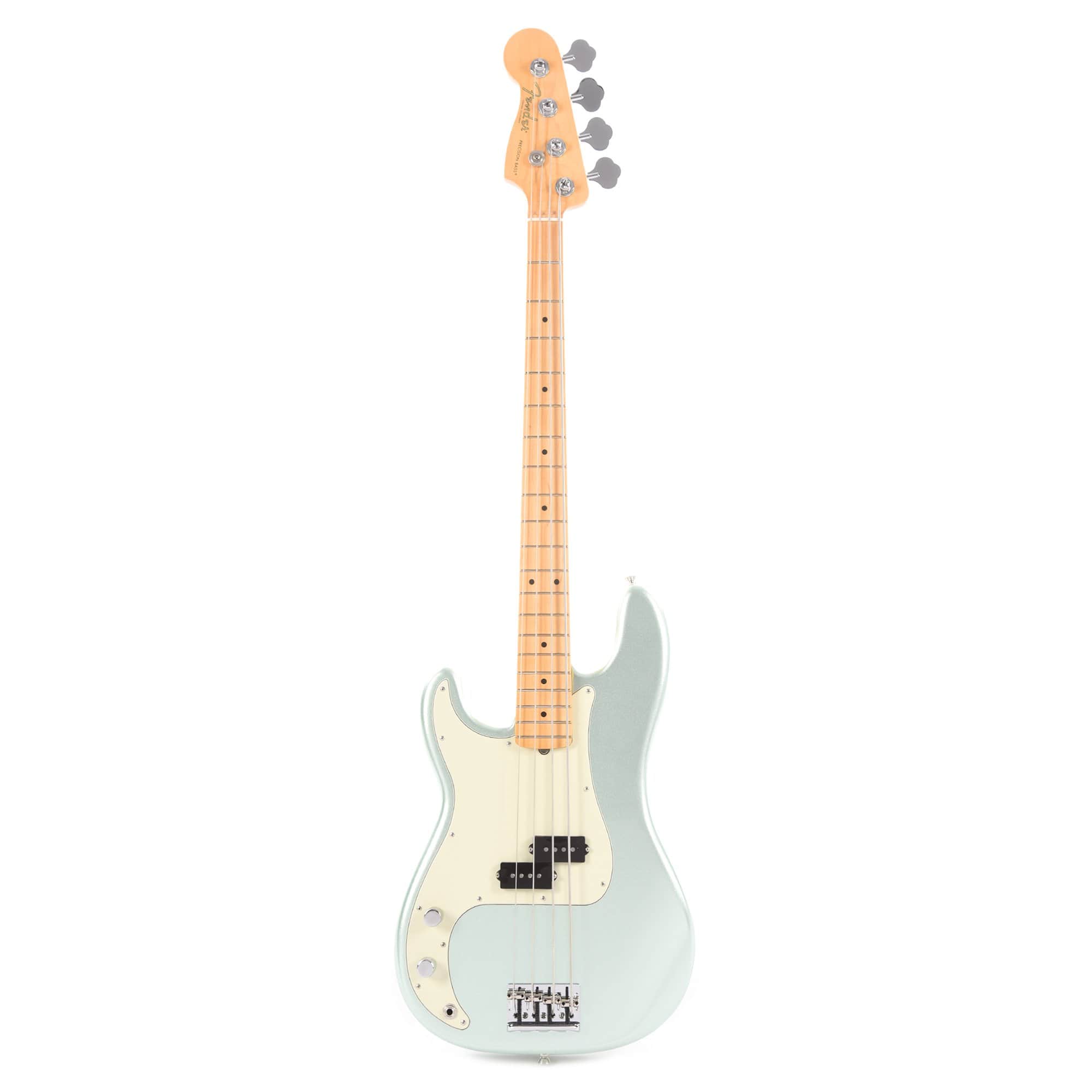 Fender American Professional II Precision Bass Mystic Surf Green LEFTY Bass Guitars / Left-Handed