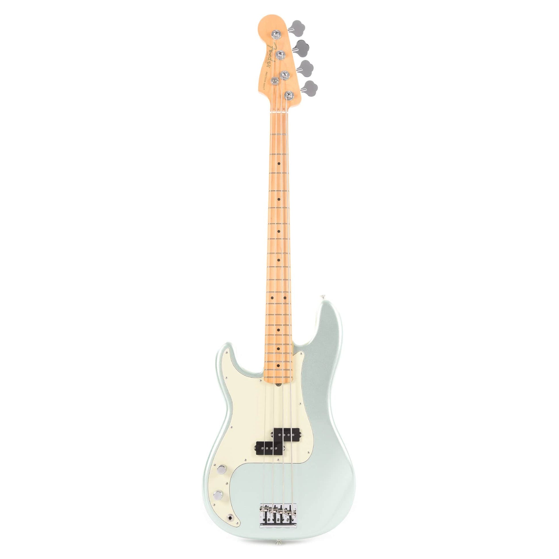 Fender American Professional II Precision Bass Mystic Surf Green LEFTY Bass Guitars / Left-Handed