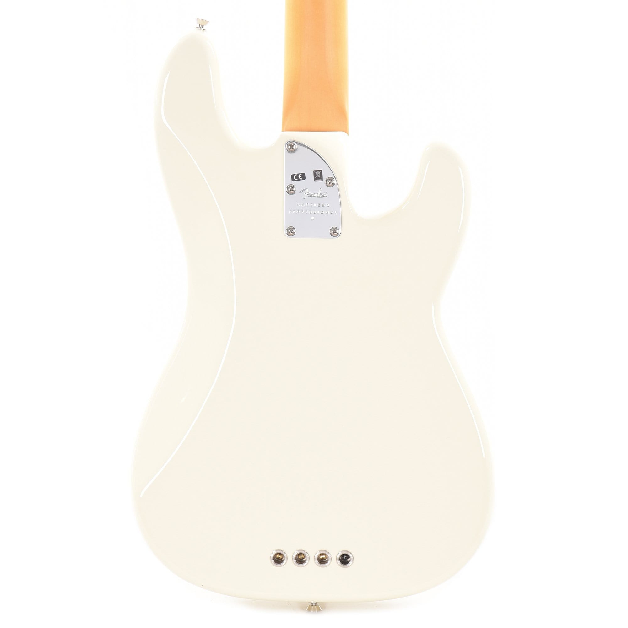 Fender American Professional II Precision Bass Olympic White LEFTY Bass Guitars / Left-Handed