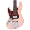 Fender Custom Shop 1960 Jazz Bass LEFTY Deluxe Closet Classic Aged Shell Pink w/Painted Headcap Bass Guitars / Left-Handed