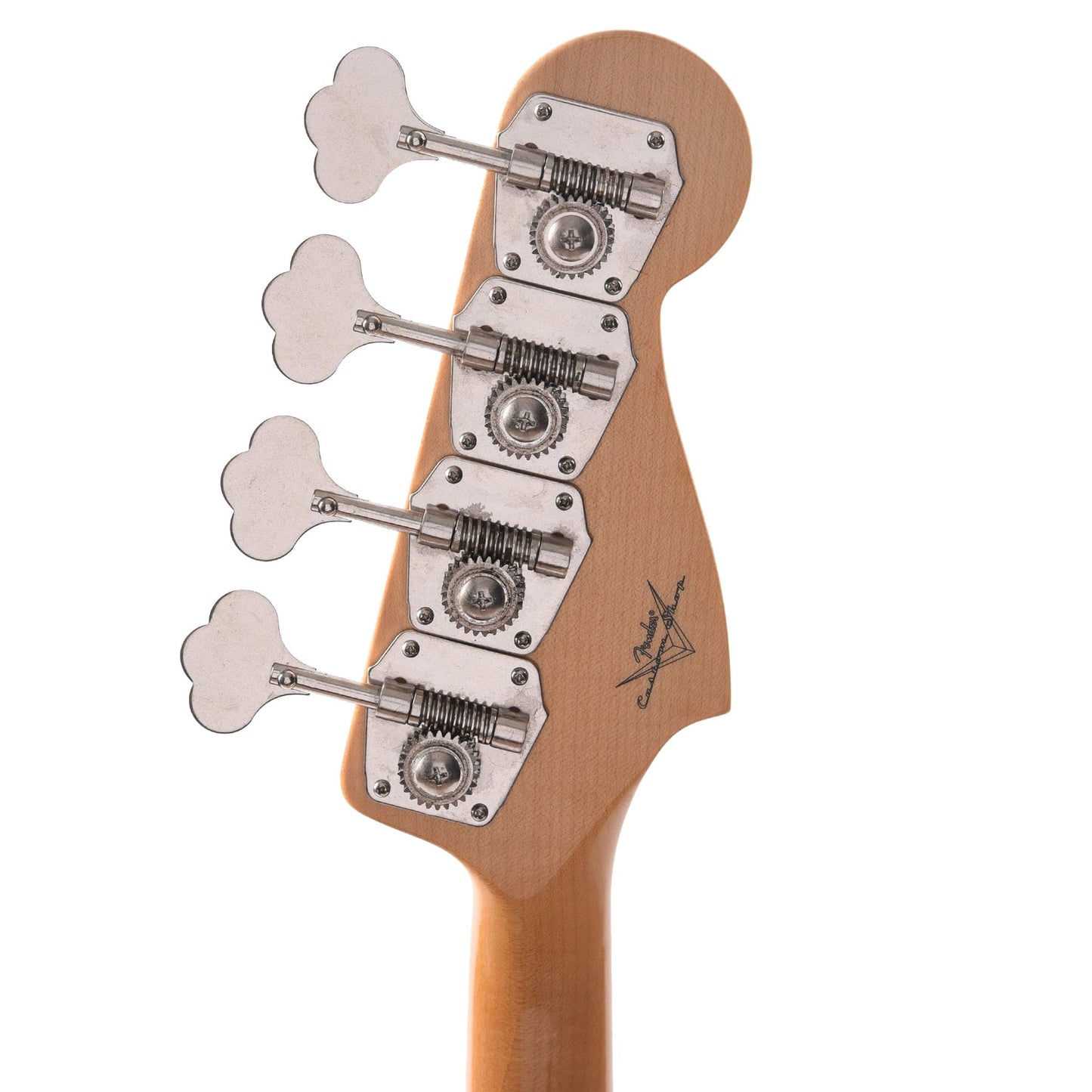 Fender Custom Shop 1960 Jazz Bass LEFTY Deluxe Closet Classic Aged Shell Pink w/Painted Headcap Bass Guitars / Left-Handed