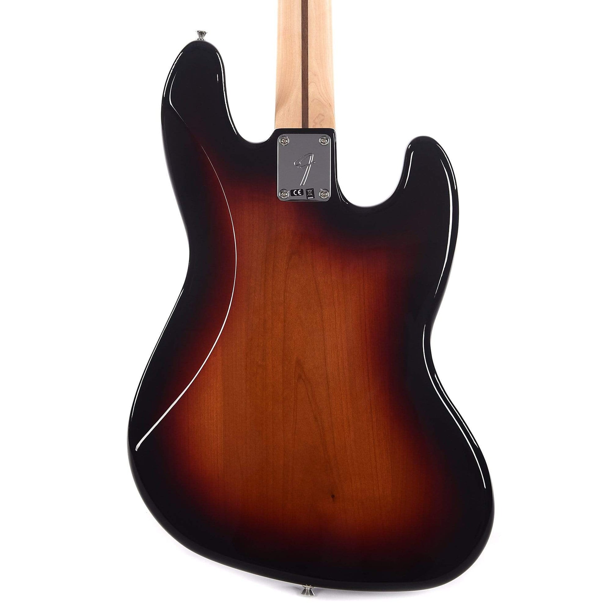 Fender Player Jazz Bass LEFTY 3-Color Sunburst Bass Guitars / Left-Handed