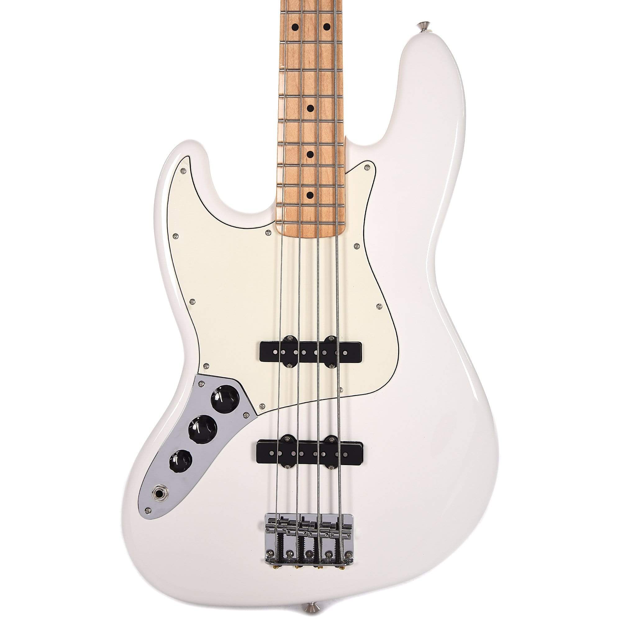Fender Player Jazz Bass LEFTY Polar White Bass Guitars / Left-Handed