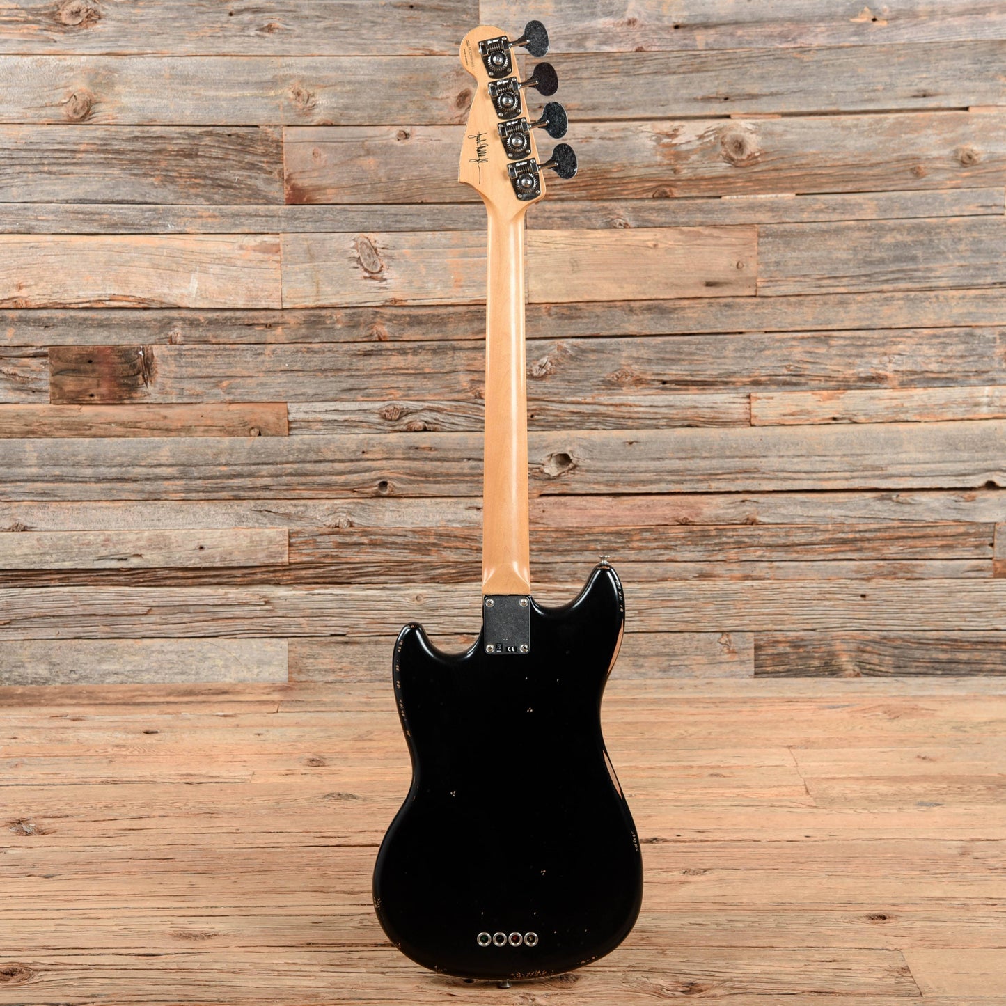 Fender Artist Justin Meldal-Johnsen Mustang Bass Black 2020 Bass Guitars / Short Scale