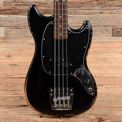 Fender Artist Justin Meldal-Johnsen Mustang Bass Black 2020 Bass Guitars / Short Scale