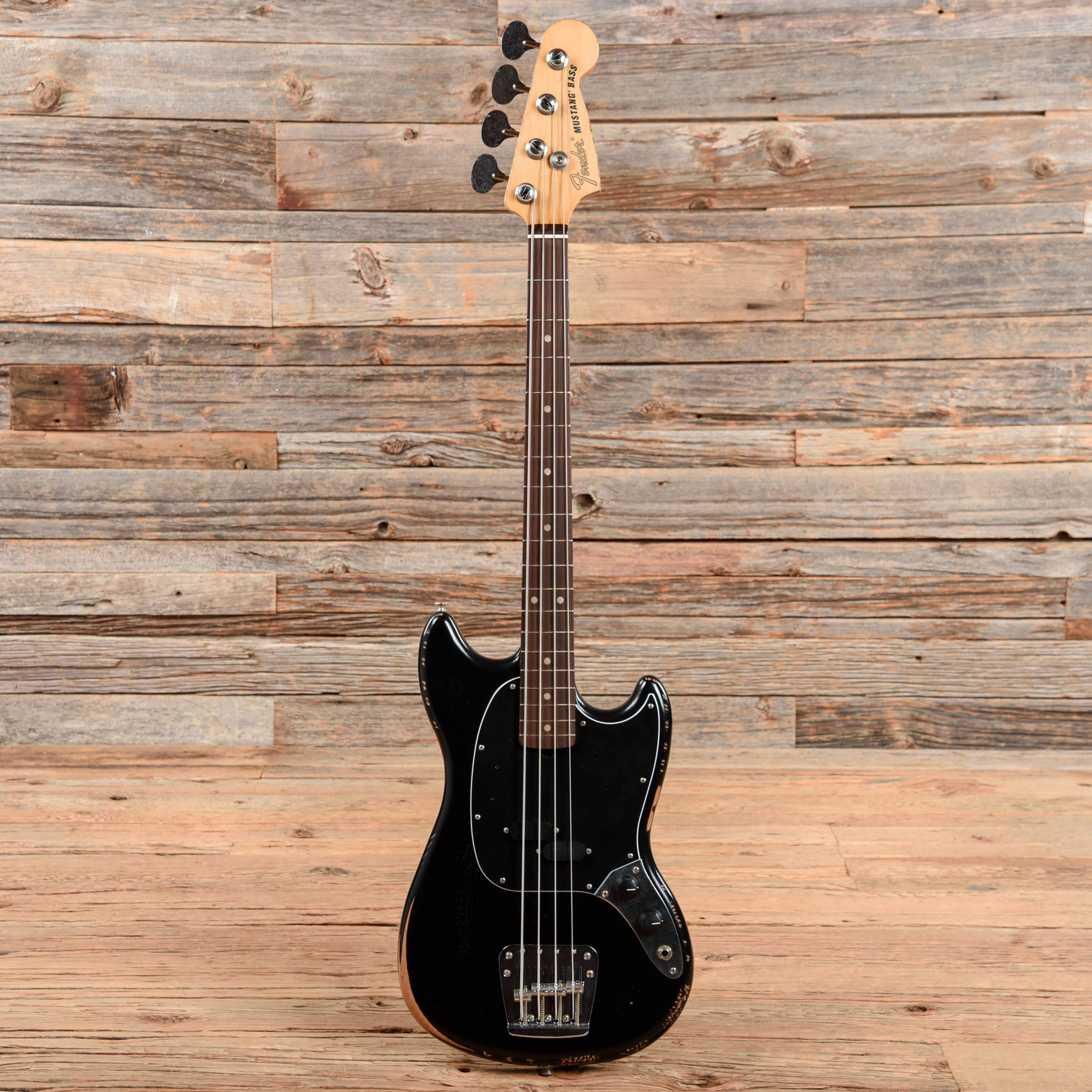 Fender Artist Justin Meldal-Johnsen Mustang Bass Black 2020 Bass Guitars / Short Scale