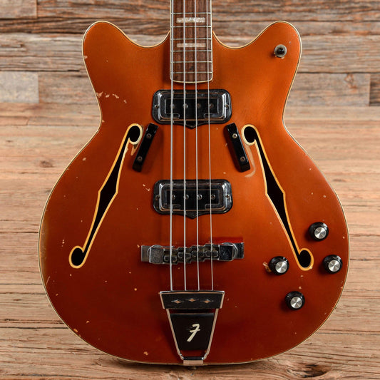 Fender Coronado Bass Candy Apple Red 1967 Bass Guitars / Short Scale