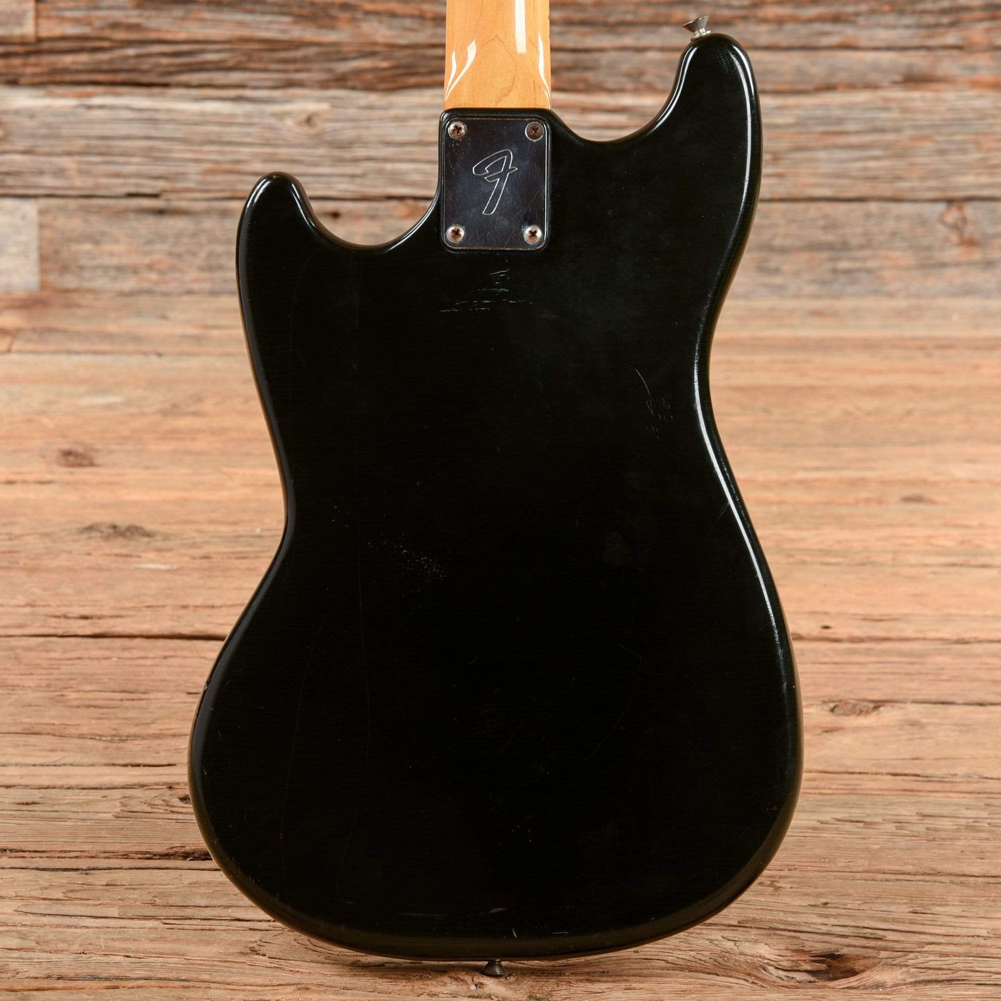 Fender Musicmaster Bass Black 1978 Bass Guitars / Short Scale