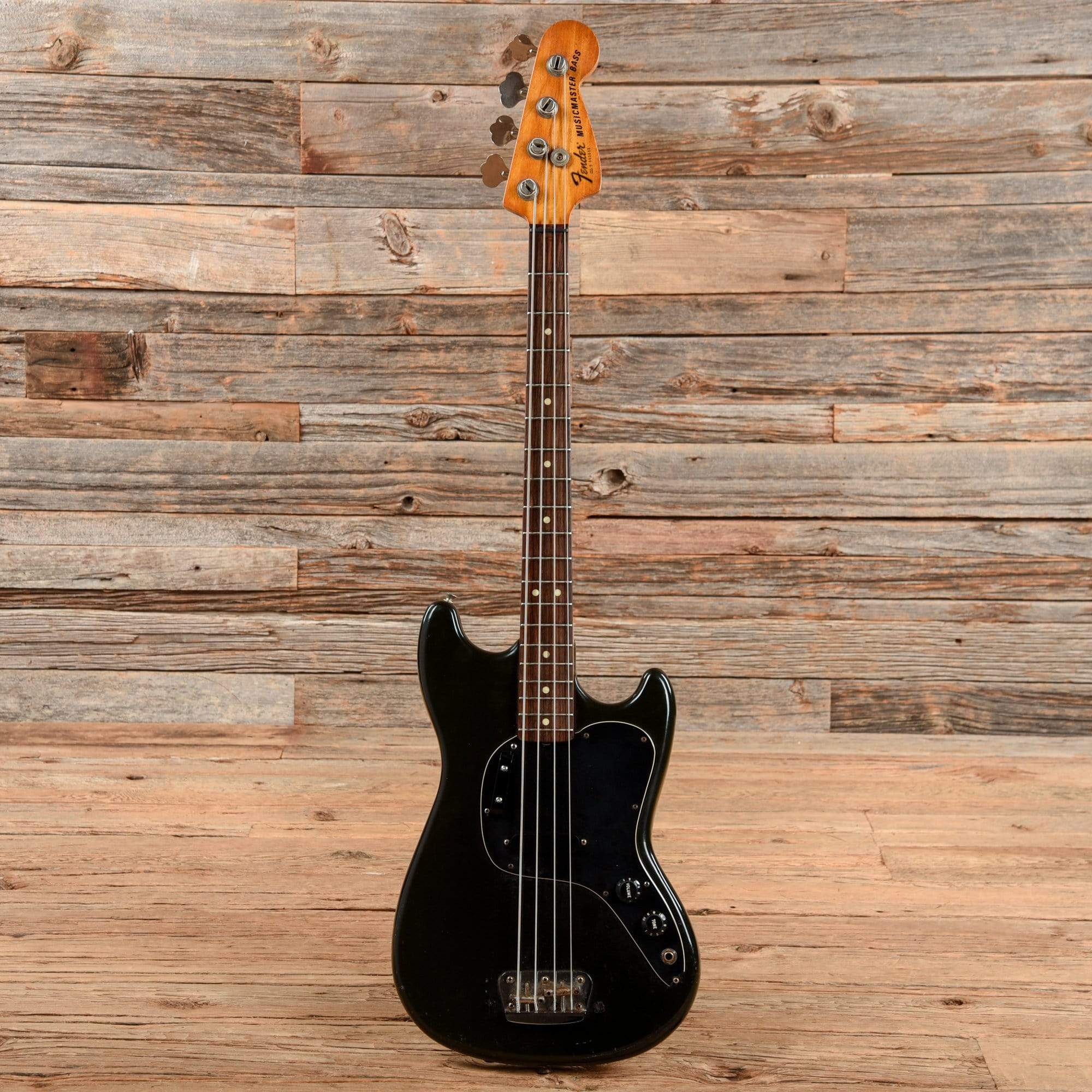 Fender Musicmaster Bass Black 1978 – Chicago Music Exchange