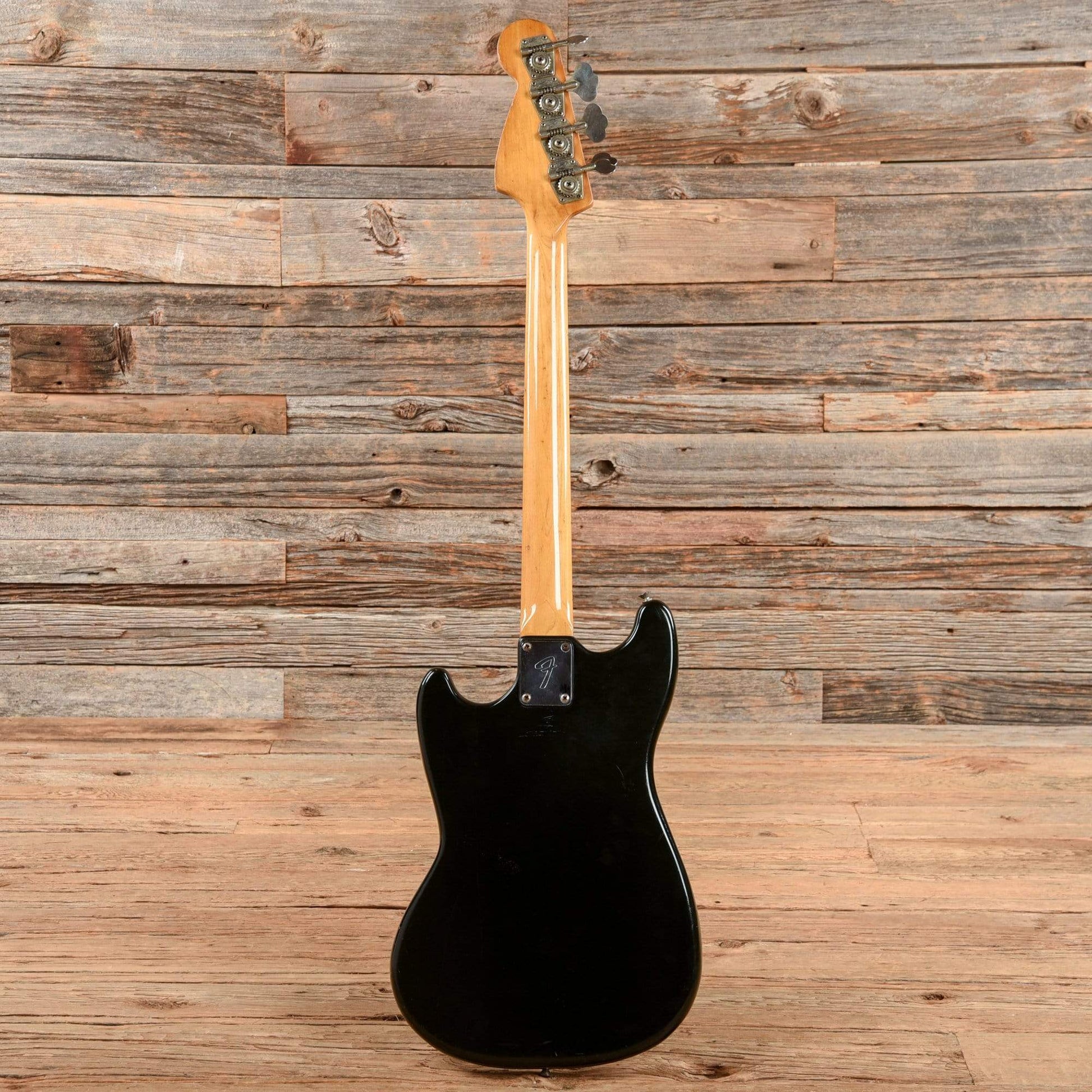 Fender Musicmaster Bass Black 1978 Bass Guitars / Short Scale