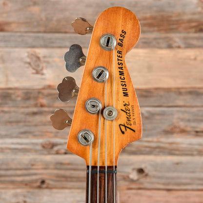 Fender Musicmaster Bass Black 1978 Bass Guitars / Short Scale