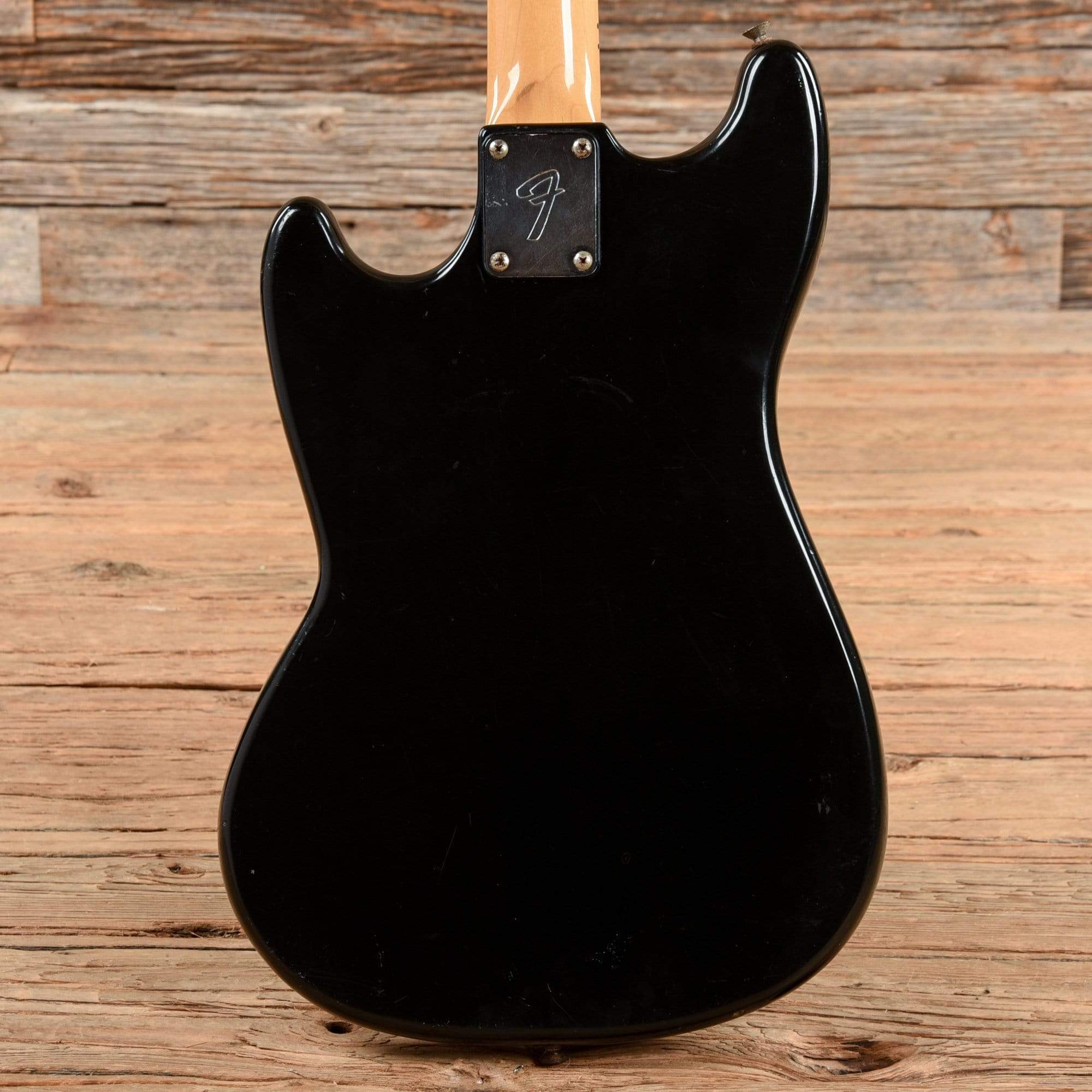 Fender Musicmaster Bass Black 1980 – Chicago Music Exchange