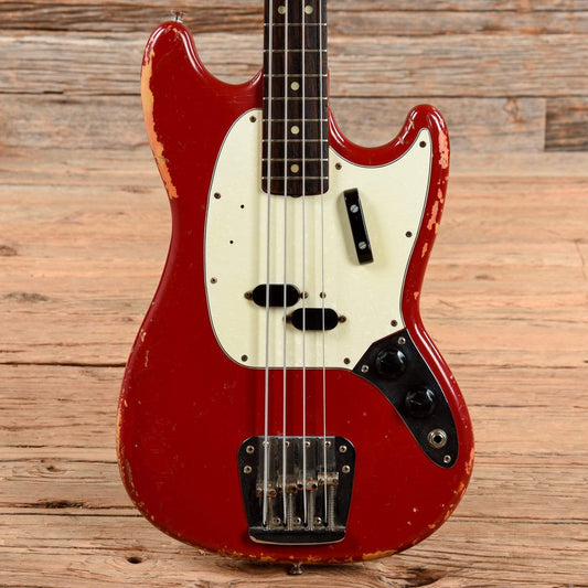 Fender Mustang Bass Dakota Red 1967 Bass Guitars / Short Scale