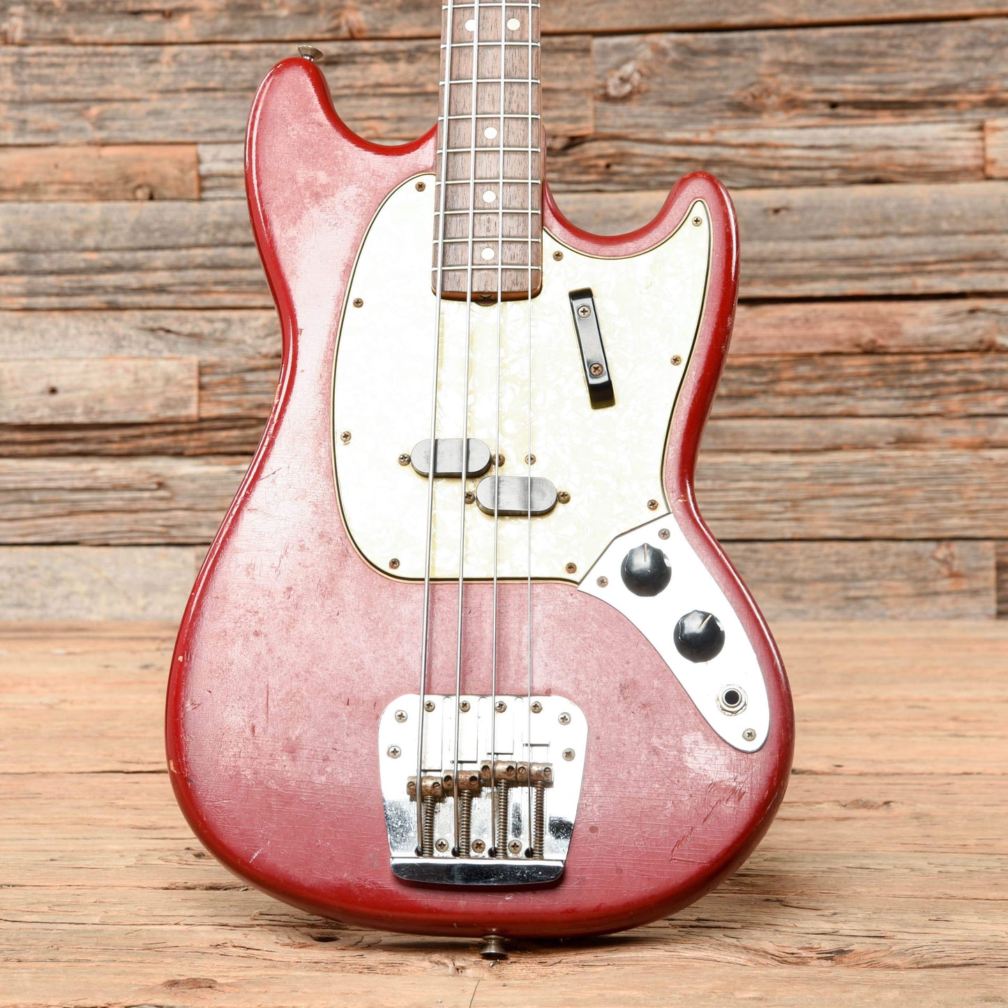 Fender Mustang Bass Dakota Red 1967 Bass Guitars / Short Scale