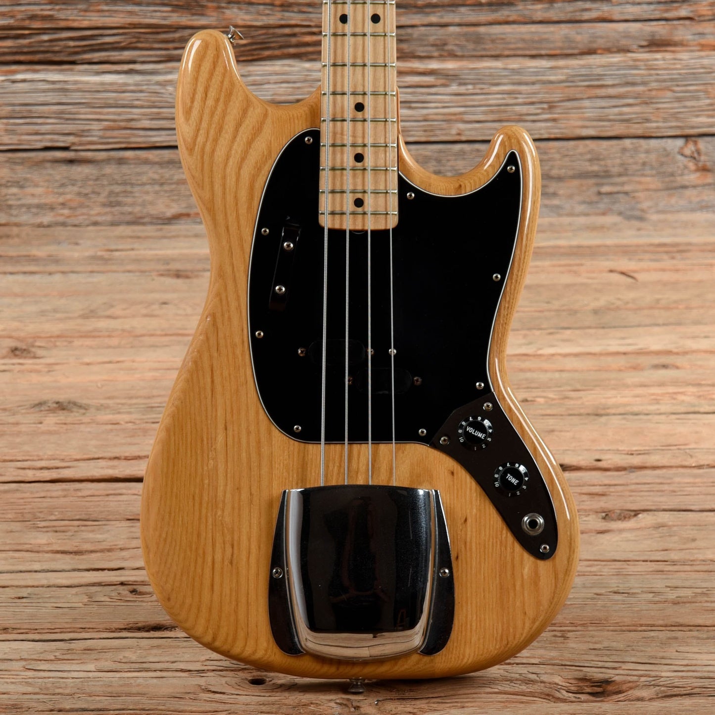 Fender Mustang Bass Natural 1978 Bass Guitars / Short Scale