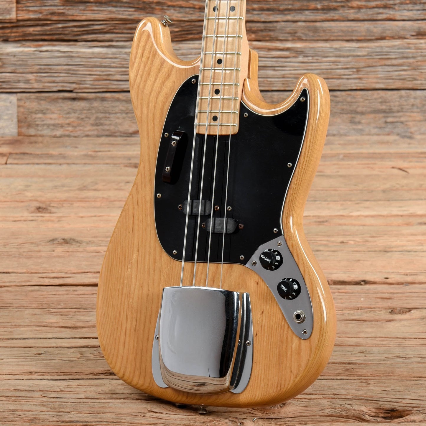 Fender Mustang Bass Natural 1978 Bass Guitars / Short Scale