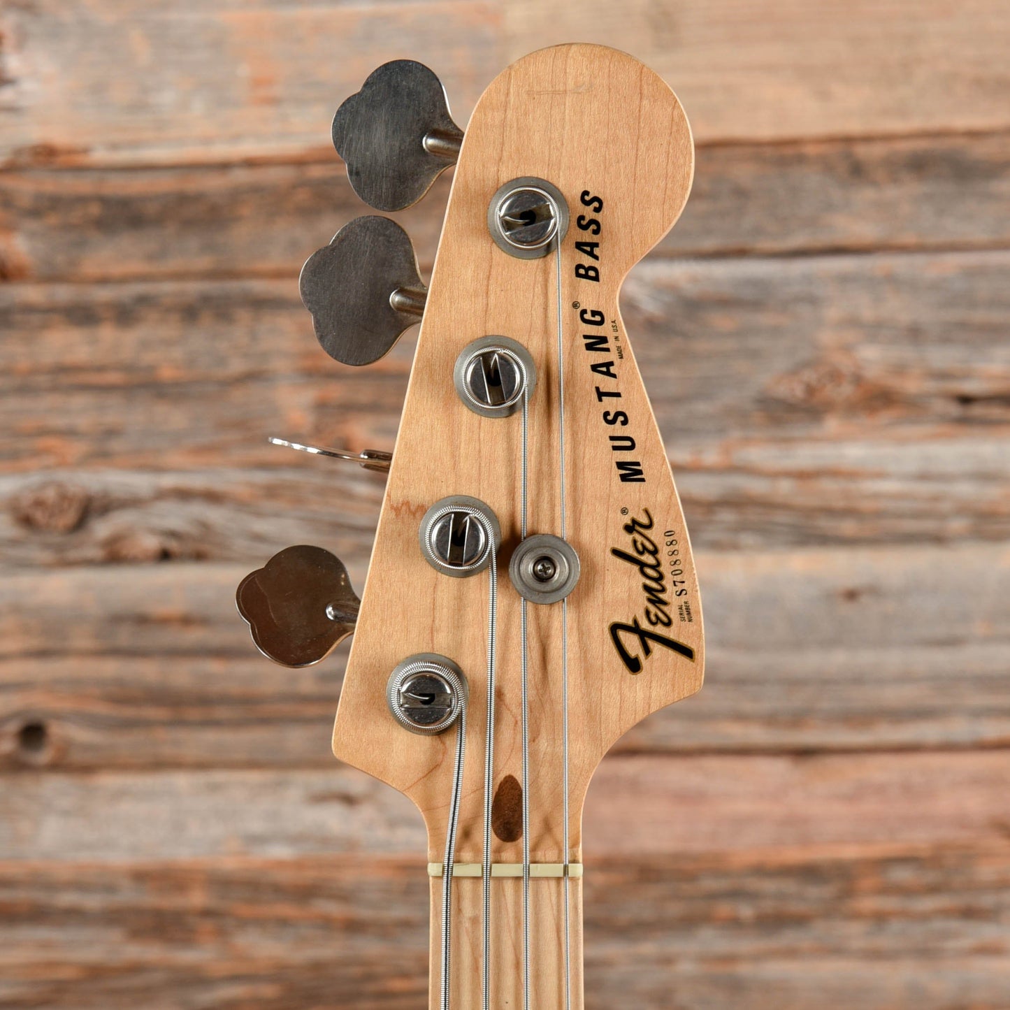 Fender Mustang Bass Natural 1978 Bass Guitars / Short Scale