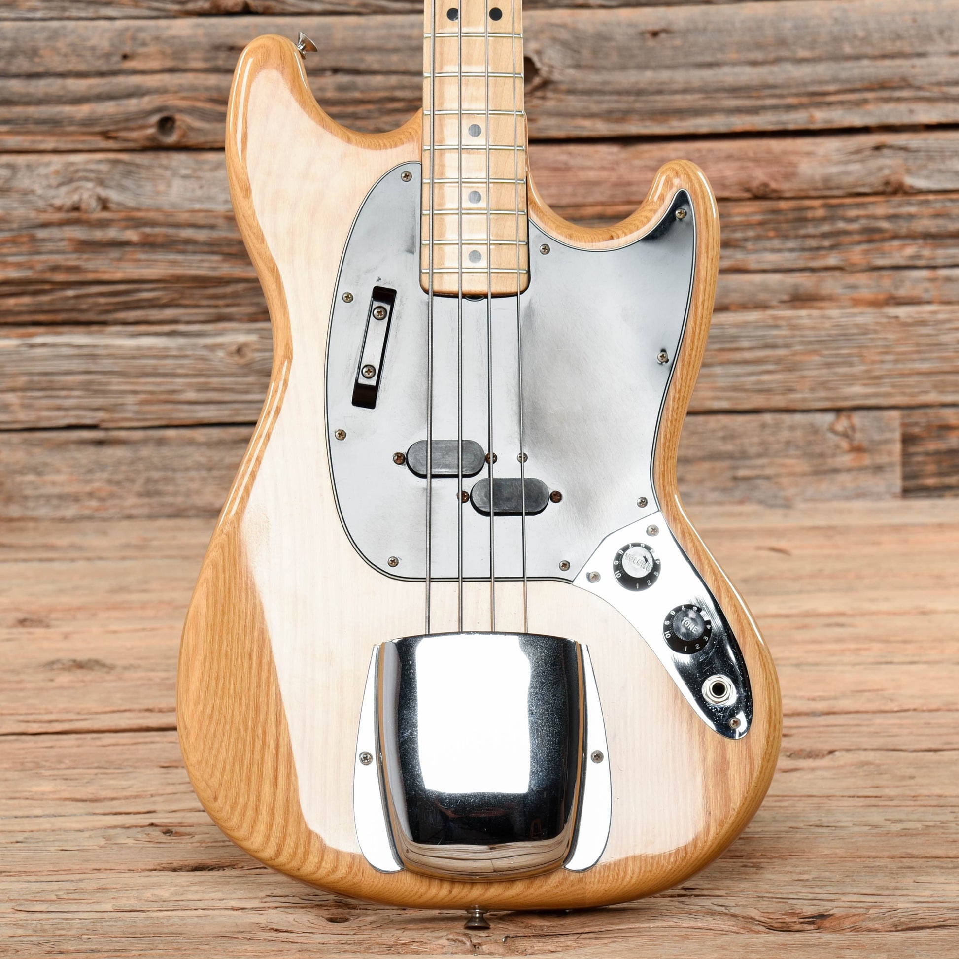 Fender Mustang Bass Natural 1978 Bass Guitars / Short Scale