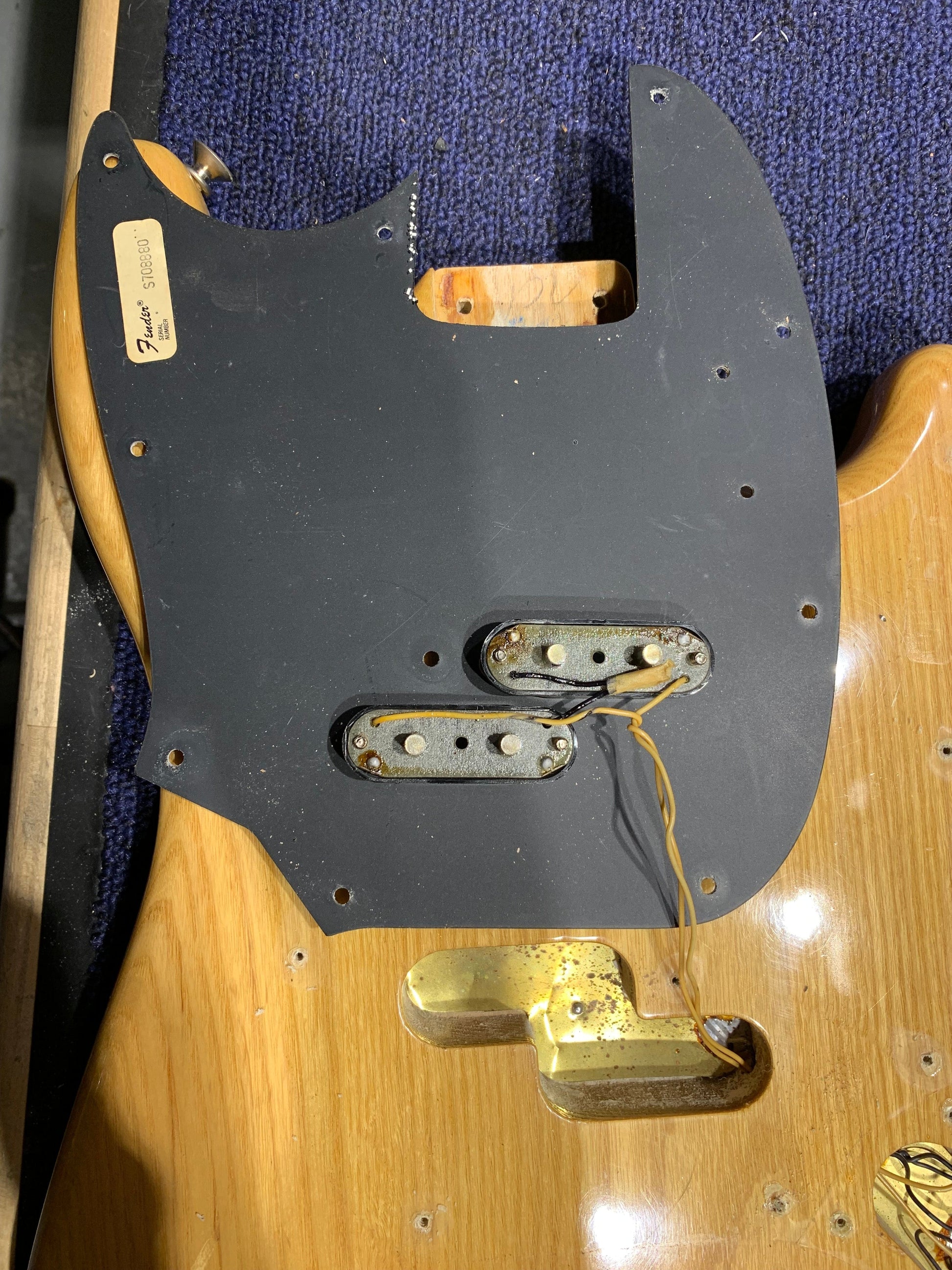 Fender Mustang Bass Natural 1978 Bass Guitars / Short Scale