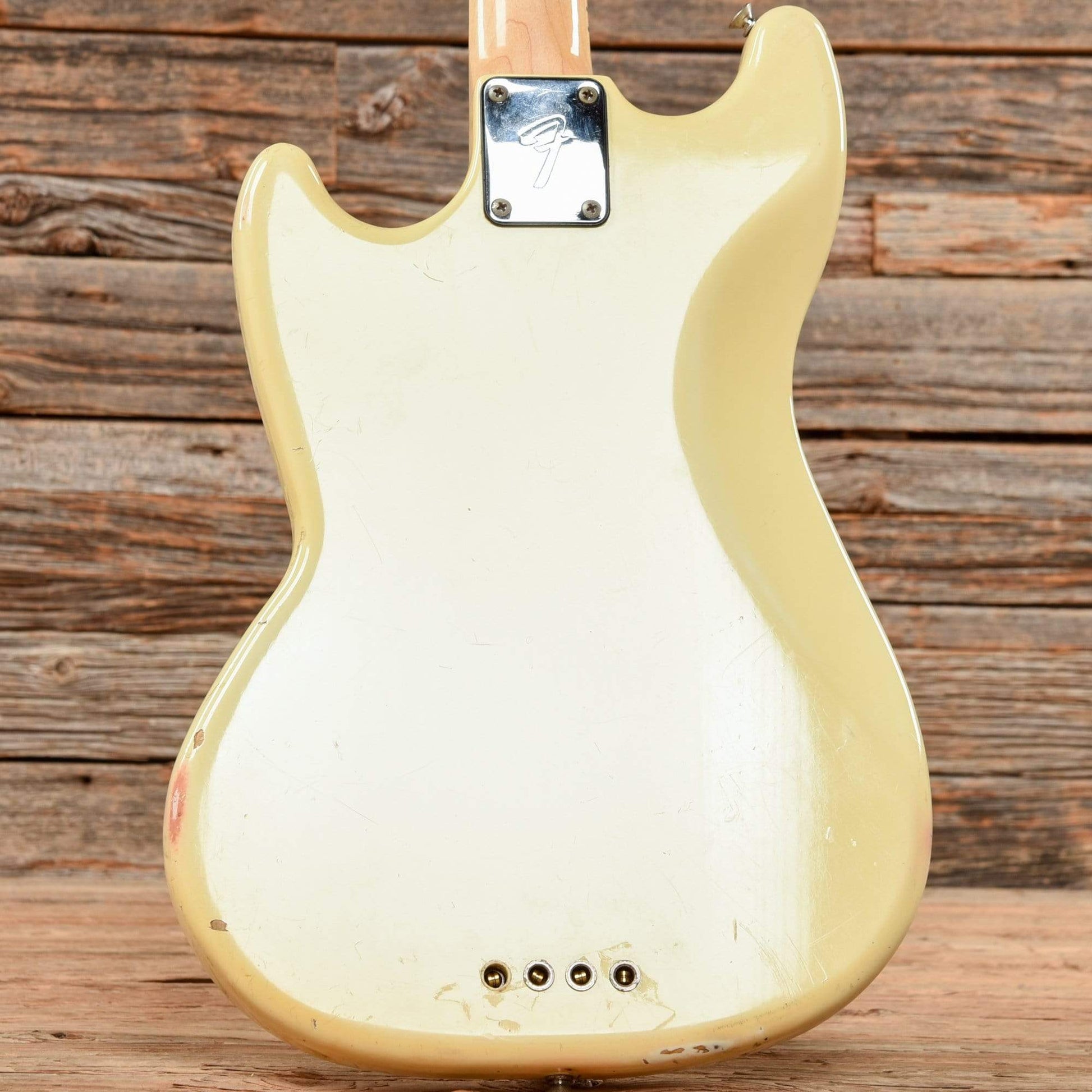 Fender Mustang Bass Olympic White 1978 Bass Guitars / Short Scale