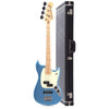 Fender Offset Series Mustang Bass PJ MN Lake Placid Blue w/3-Ply Mint Pickguard Fender Mustang Bass Case Bundle Bass Guitars / Short Scale