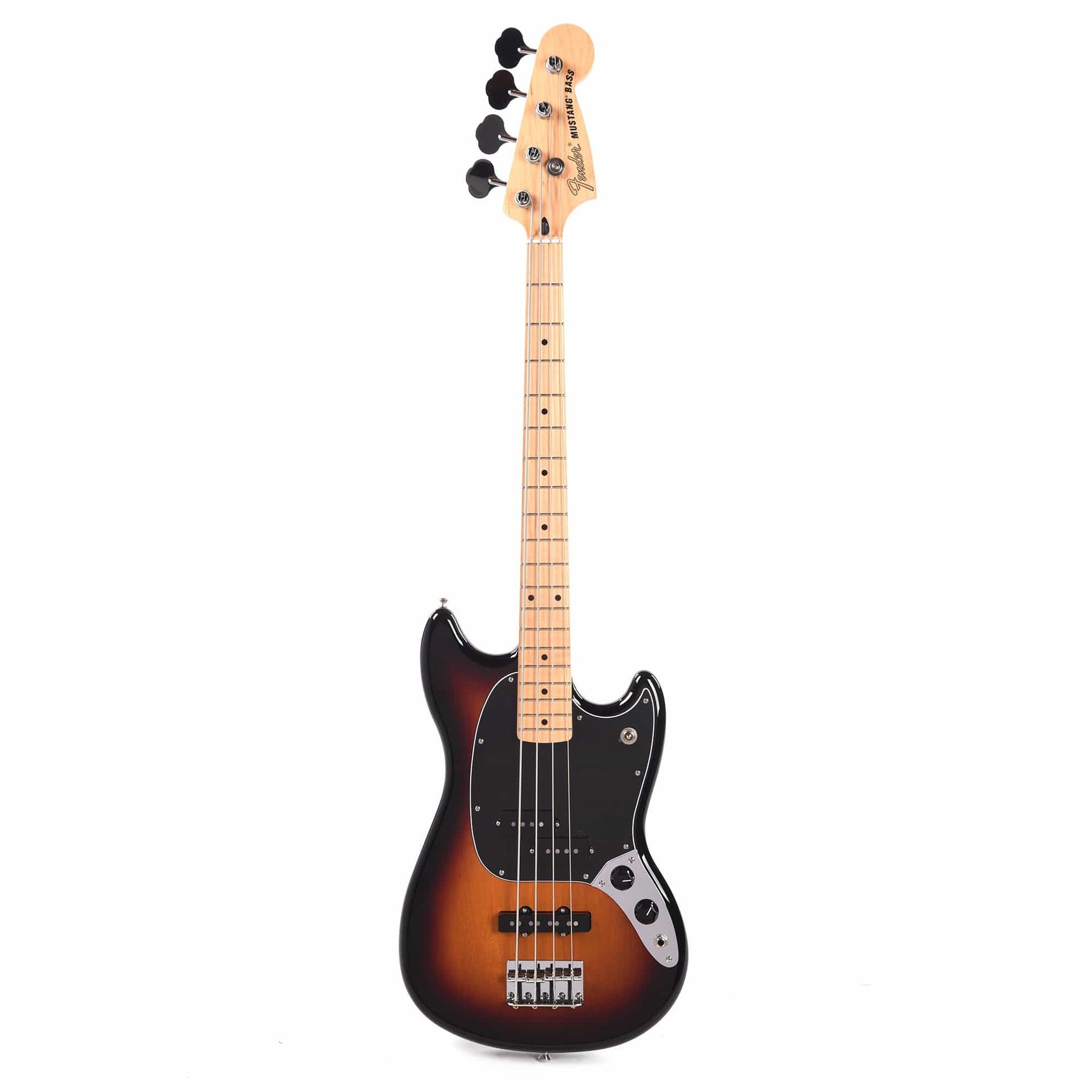 Fender Player Mustang Bass PJ 3-Color Sunburst w/3-Ply Black Pickguard Bass Guitars / Short Scale