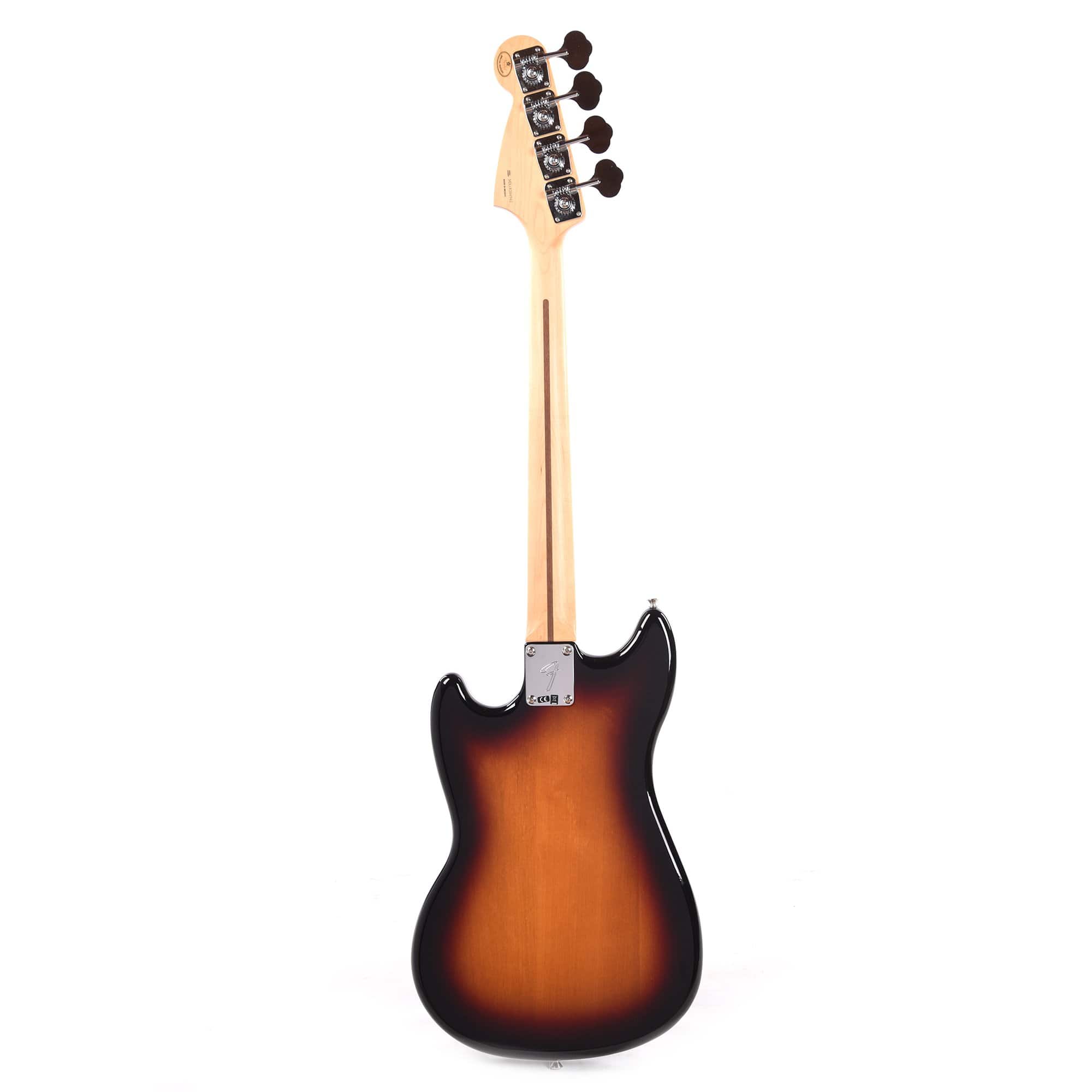 Fender Player Mustang Bass PJ 3-Color Sunburst w/3-Ply Black Pickguard Bass Guitars / Short Scale