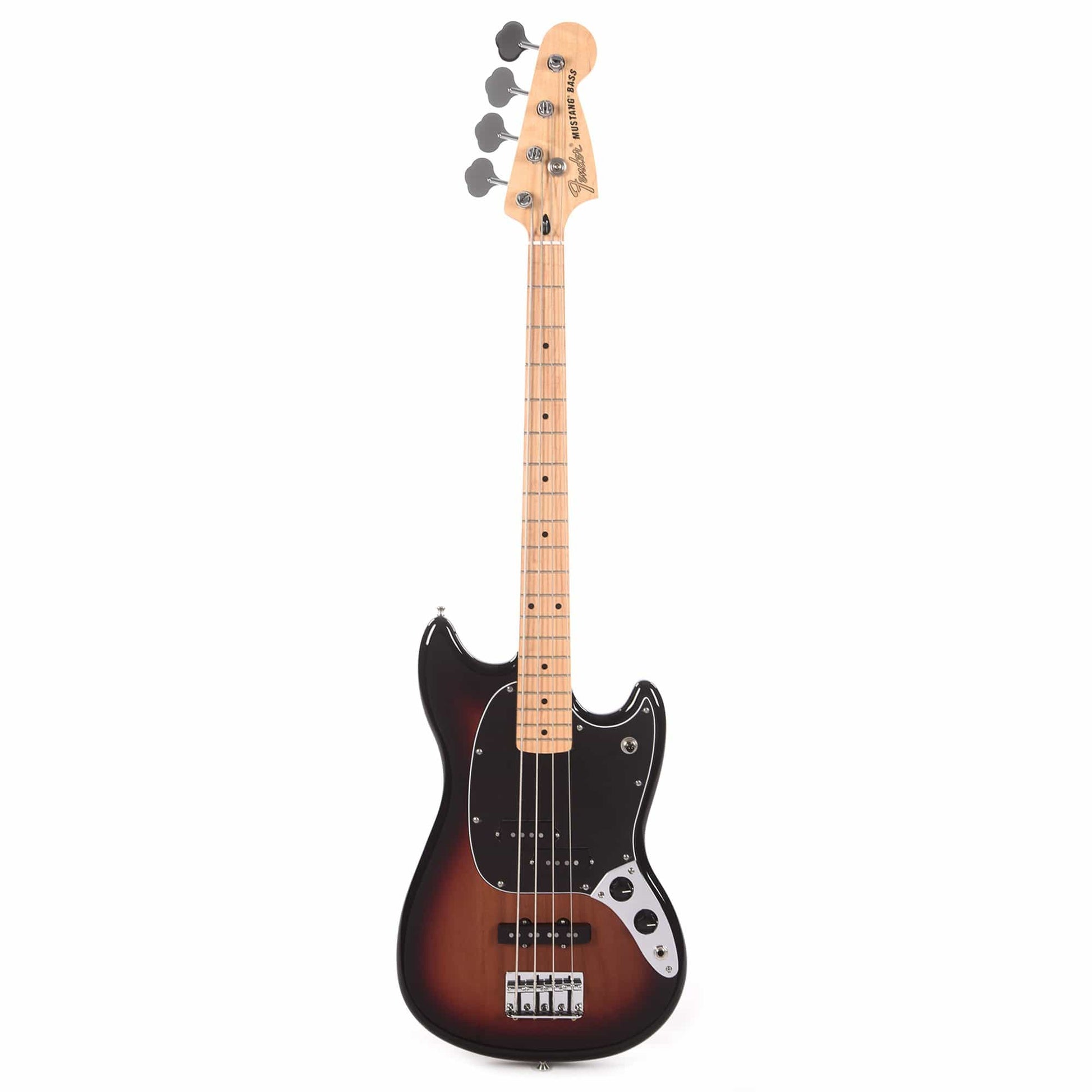 Fender Player Mustang Bass PJ 3-Color Sunburst w/3-Ply Black Pickguard Bass Guitars / Short Scale