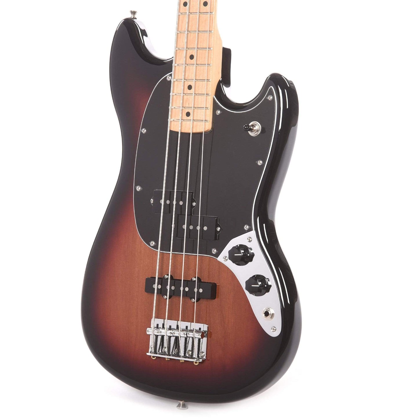 Fender Player Mustang Bass PJ 3-Color Sunburst w/3-Ply Black Pickguard Bass Guitars / Short Scale