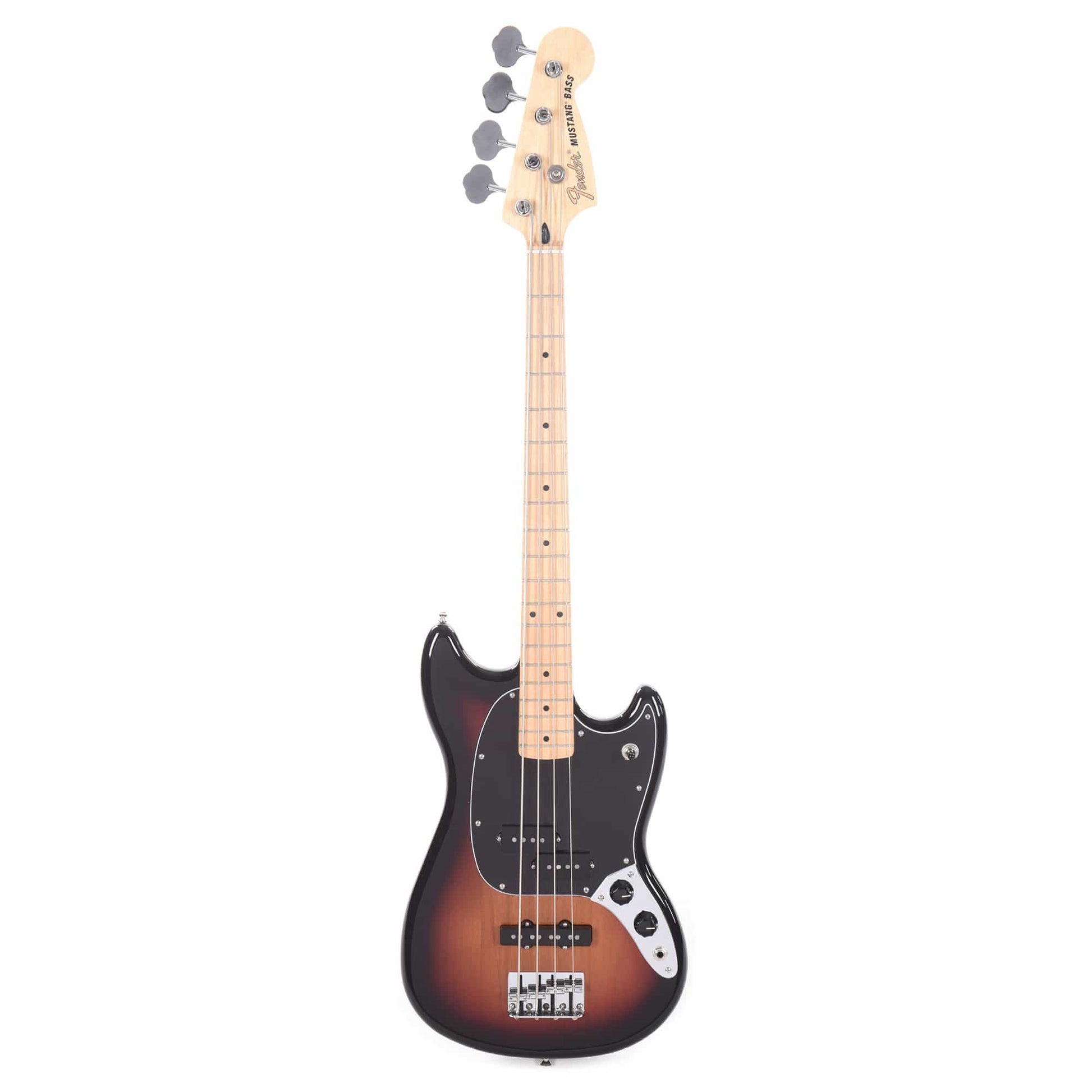 Fender Player Mustang Bass PJ 3-Color Sunburst w/3-Ply Black Pickguard Bass Guitars / Short Scale