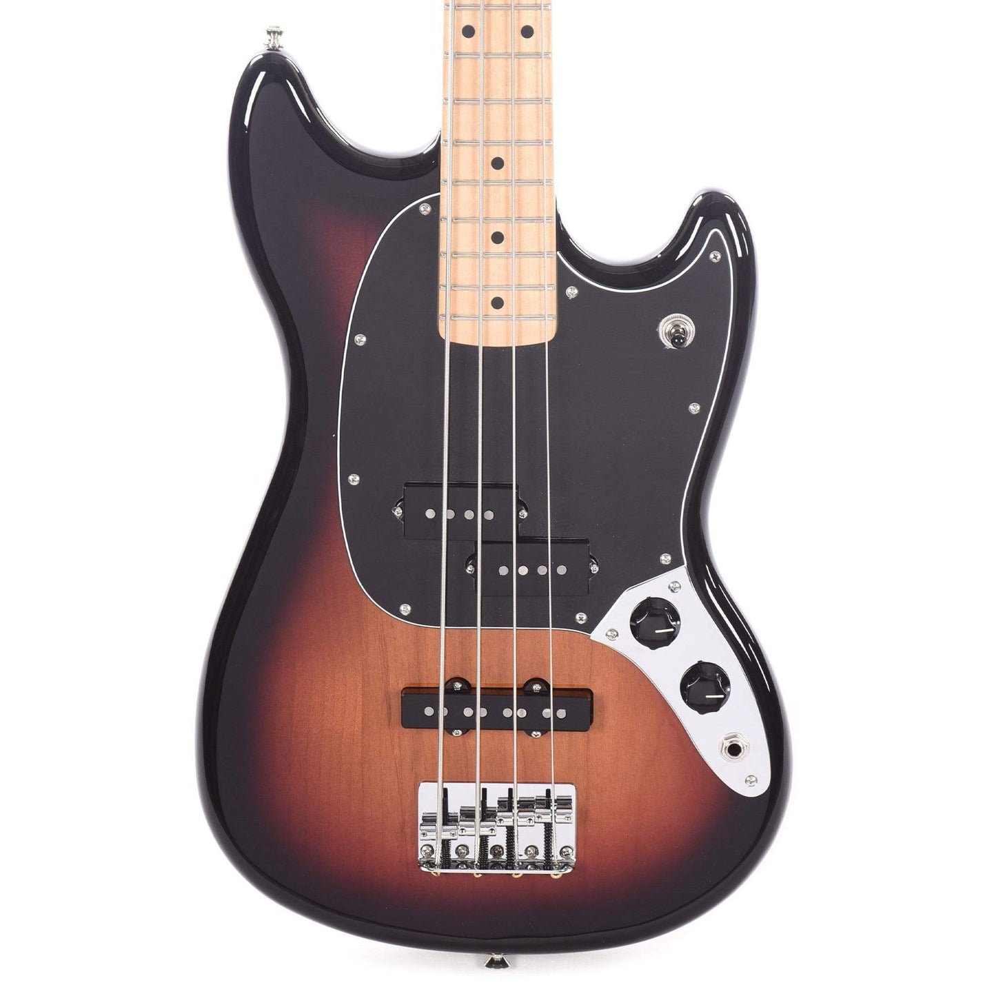 Fender Player Mustang Bass PJ 3-Color Sunburst w/3-Ply Black Pickguard Bass Guitars / Short Scale