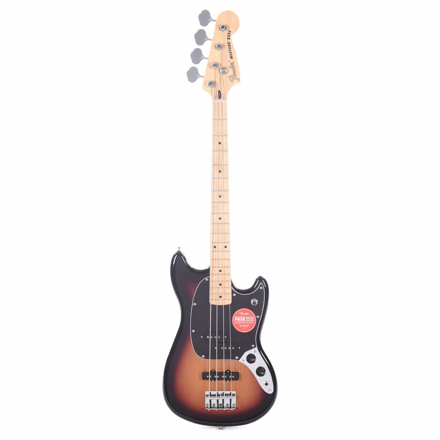 Fender Player Mustang Bass PJ 3-Color Sunburst w/3-Ply Black Pickguard Bass Guitars / Short Scale