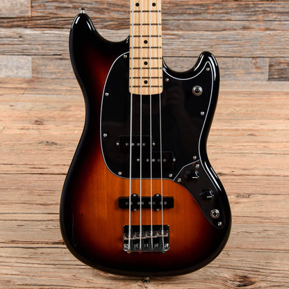 Fender Player Mustang Bass PJ 3-Color Sunburst w/3-Ply Black Pickguard (CME Exclusive) Bass Guitars / Short Scale