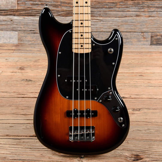 Fender Player Mustang Bass PJ 3-Color Sunburst w/3-Ply Black Pickguard (CME Exclusive) Bass Guitars / Short Scale