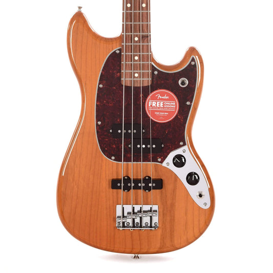 Fender Player Mustang Bass PJ Aged Natural Bass Guitars / Short Scale