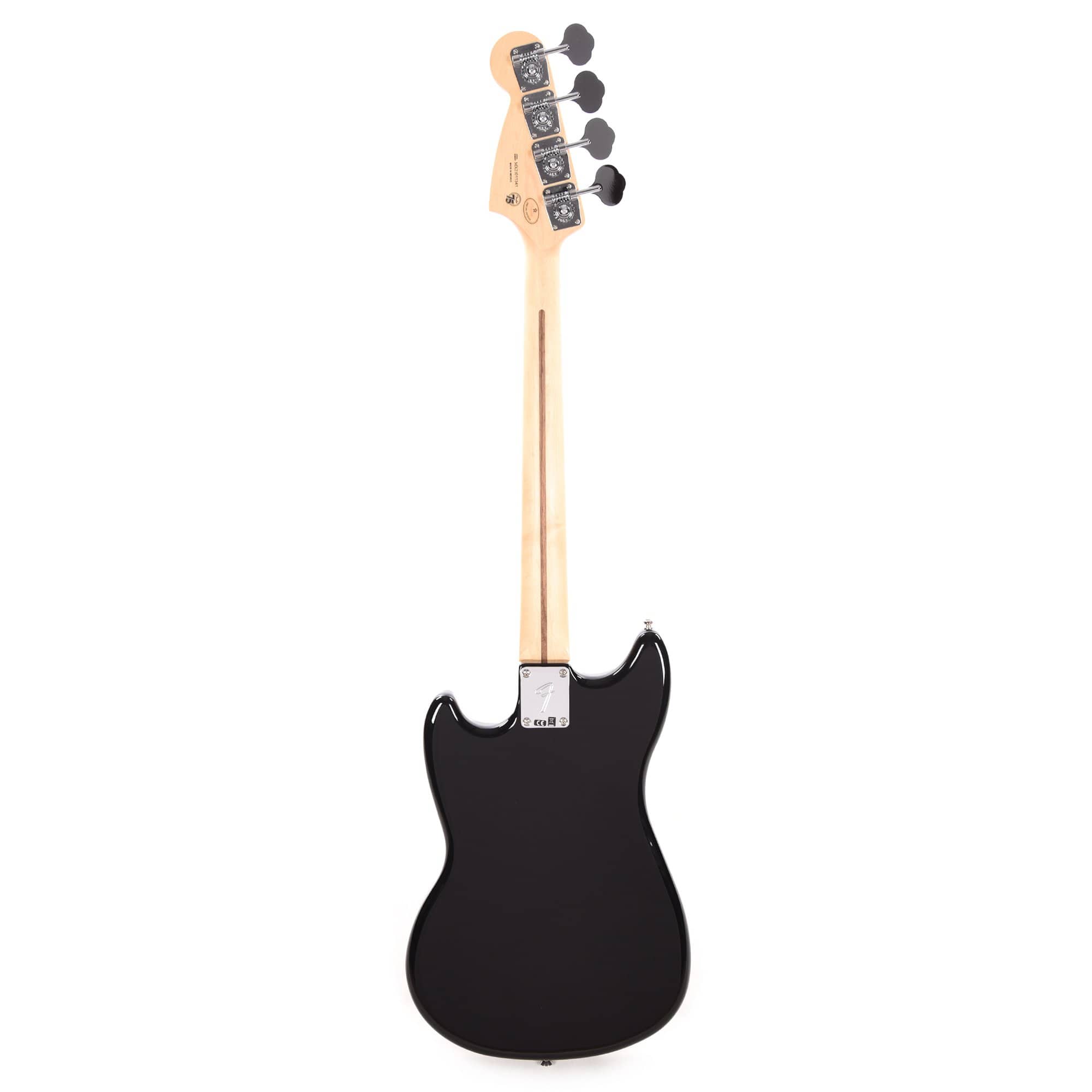 Fender Player Mustang Bass PJ Black w/Tortoise Pickguard Bass Guitars / Short Scale