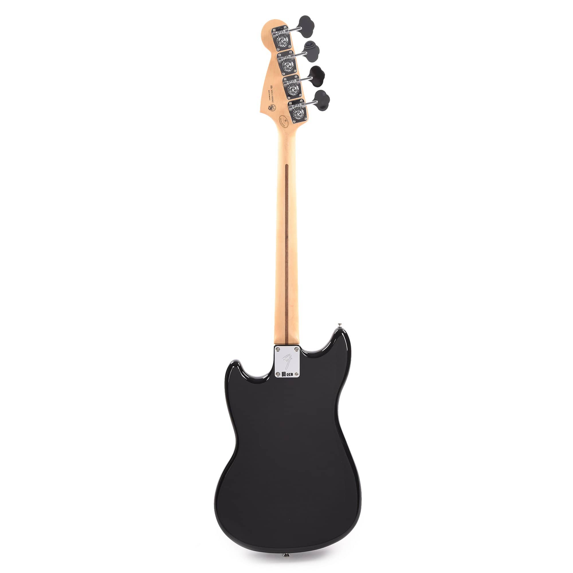 Fender Player Mustang Bass PJ Black w/Tortoise Pickguard Bass Guitars / Short Scale