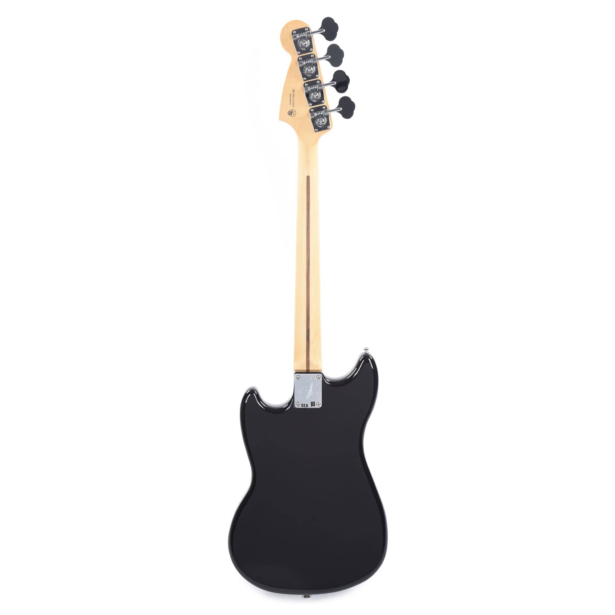 Fender Player Mustang Bass PJ Black w/Tortoise Pickguard Bass Guitars / Short Scale