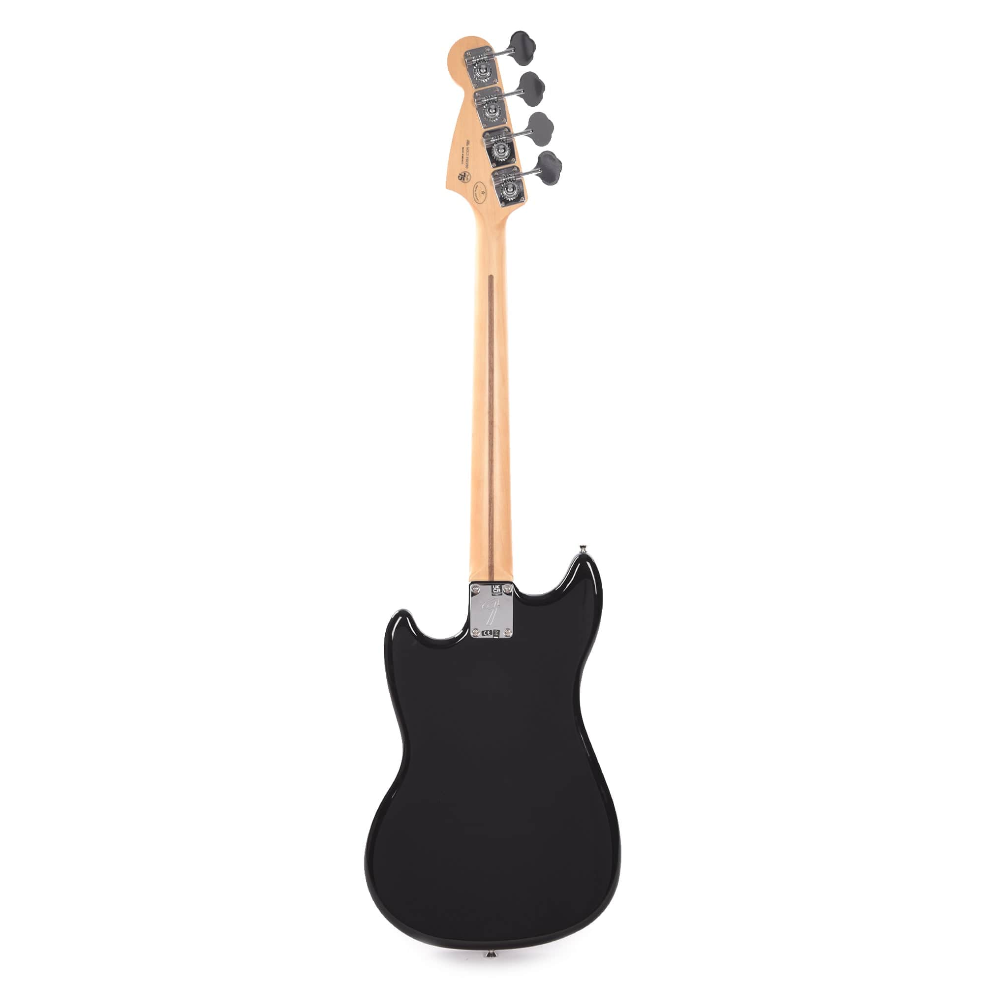 Fender Player Mustang Bass PJ Black w/Tortoise Pickguard Bass Guitars / Short Scale