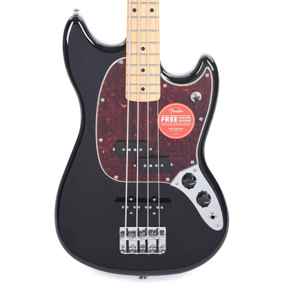 Fender Player Mustang Bass PJ Black w/Tortoise Pickguard Bass Guitars / Short Scale