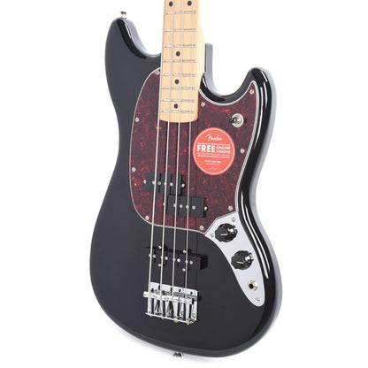 Fender Player Mustang Bass PJ Black w/Tortoise Pickguard Bass Guitars / Short Scale