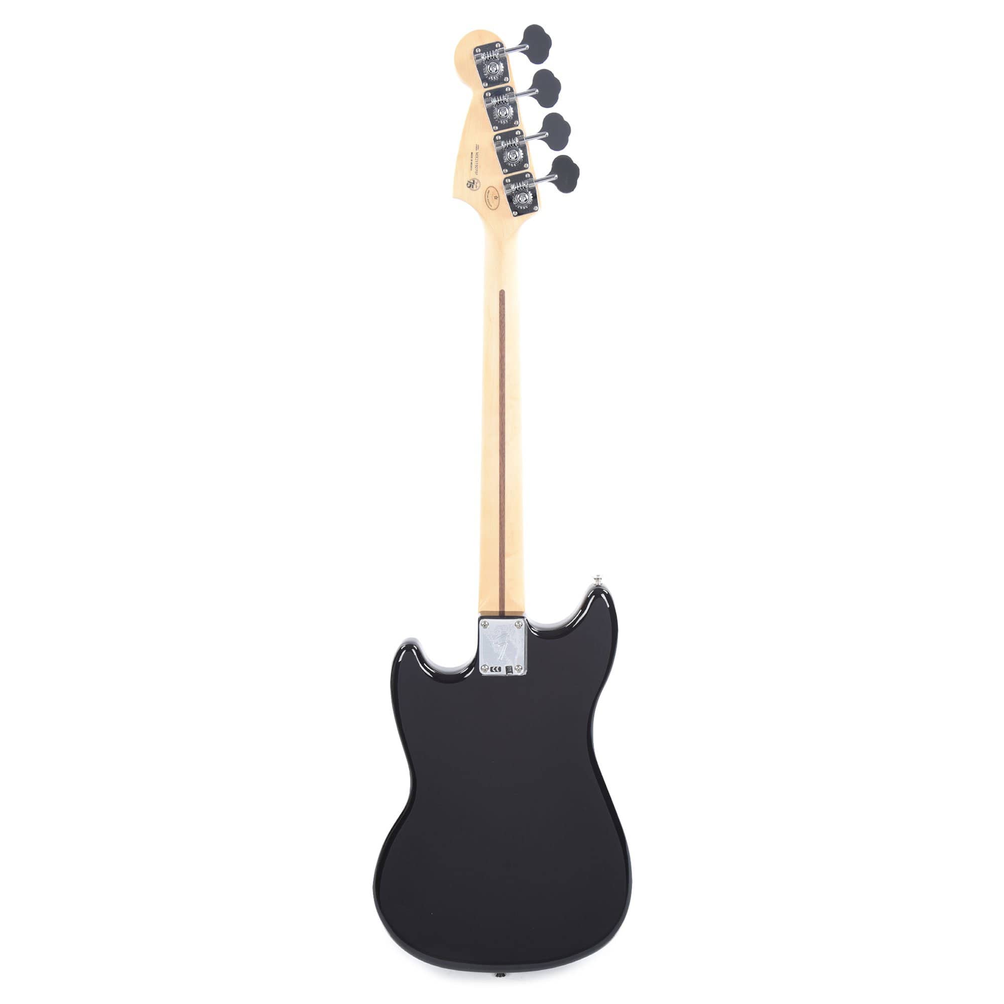 Fender Player Mustang Bass PJ Black w/Tortoise Pickguard Bass Guitars / Short Scale