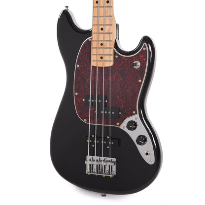 Fender Player Mustang Bass PJ Black w/Tortoise Pickguard Bass Guitars / Short Scale