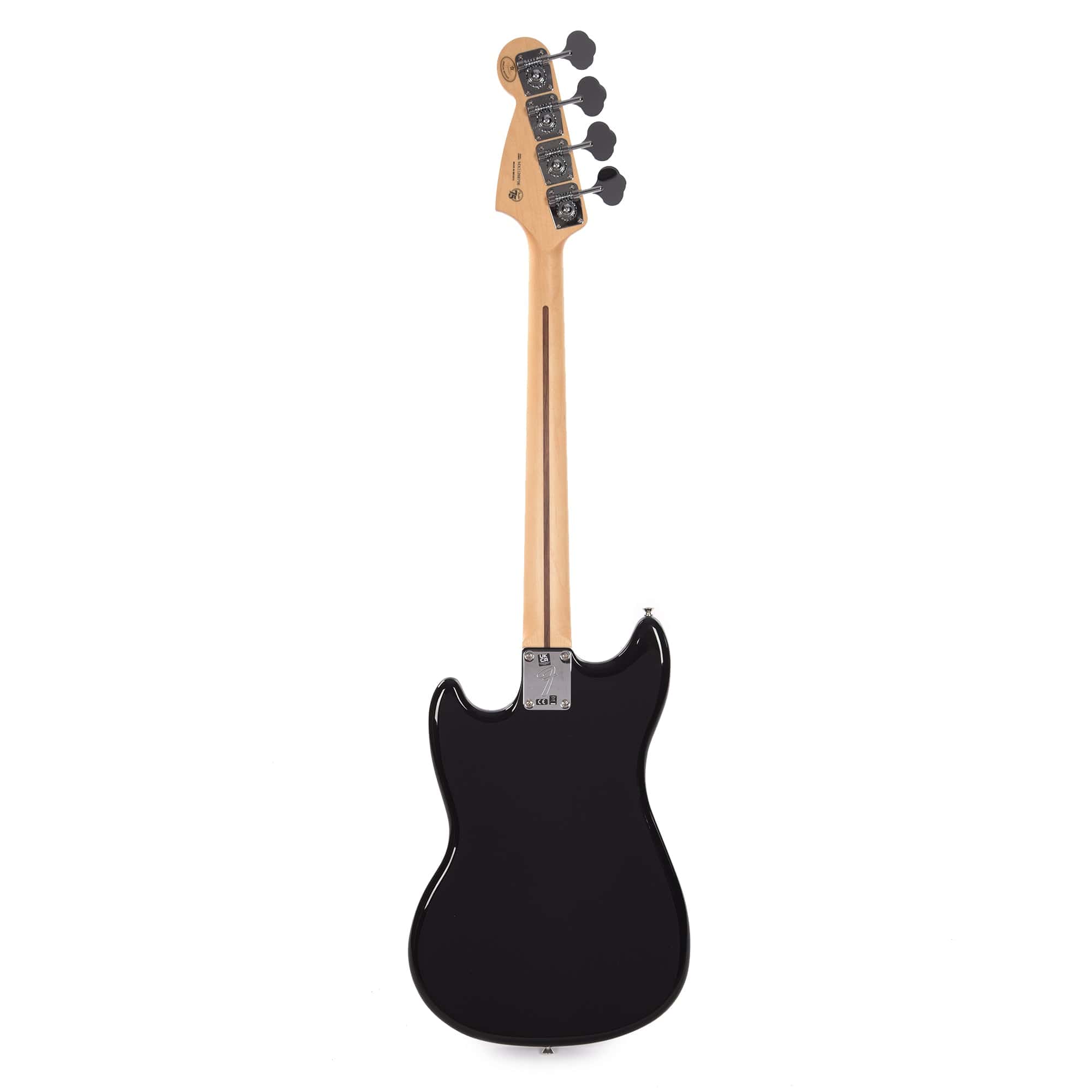 Fender Player Mustang Bass PJ Black w/Tortoise Pickguard Bass Guitars / Short Scale