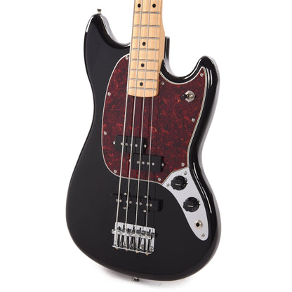 Fender Player Mustang Bass PJ Black w/Tortoise Pickguard Bass Guitars / Short Scale