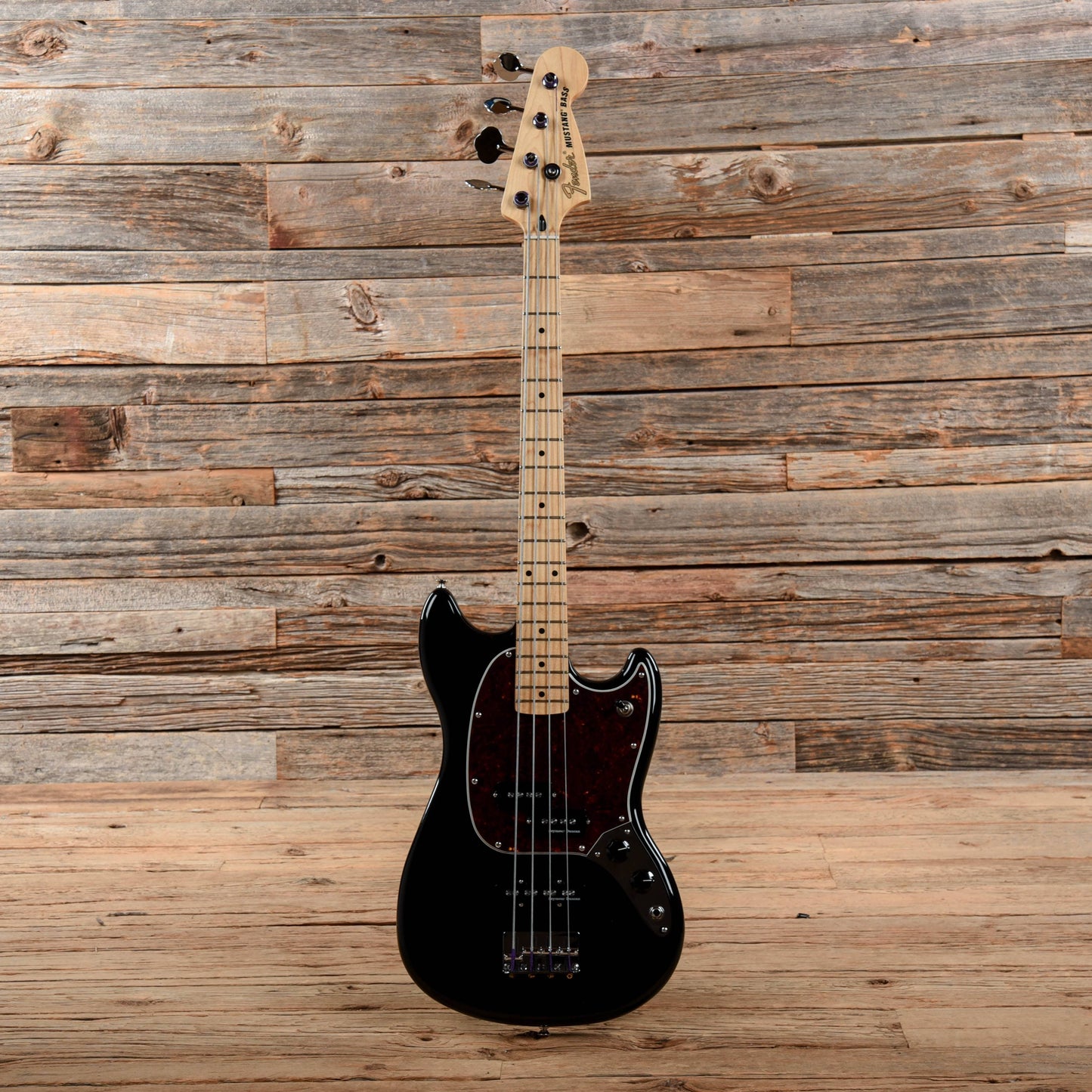 Fender Player Mustang Bass PJ (CME Exclusive) Black 2021 Bass Guitars / Short Scale