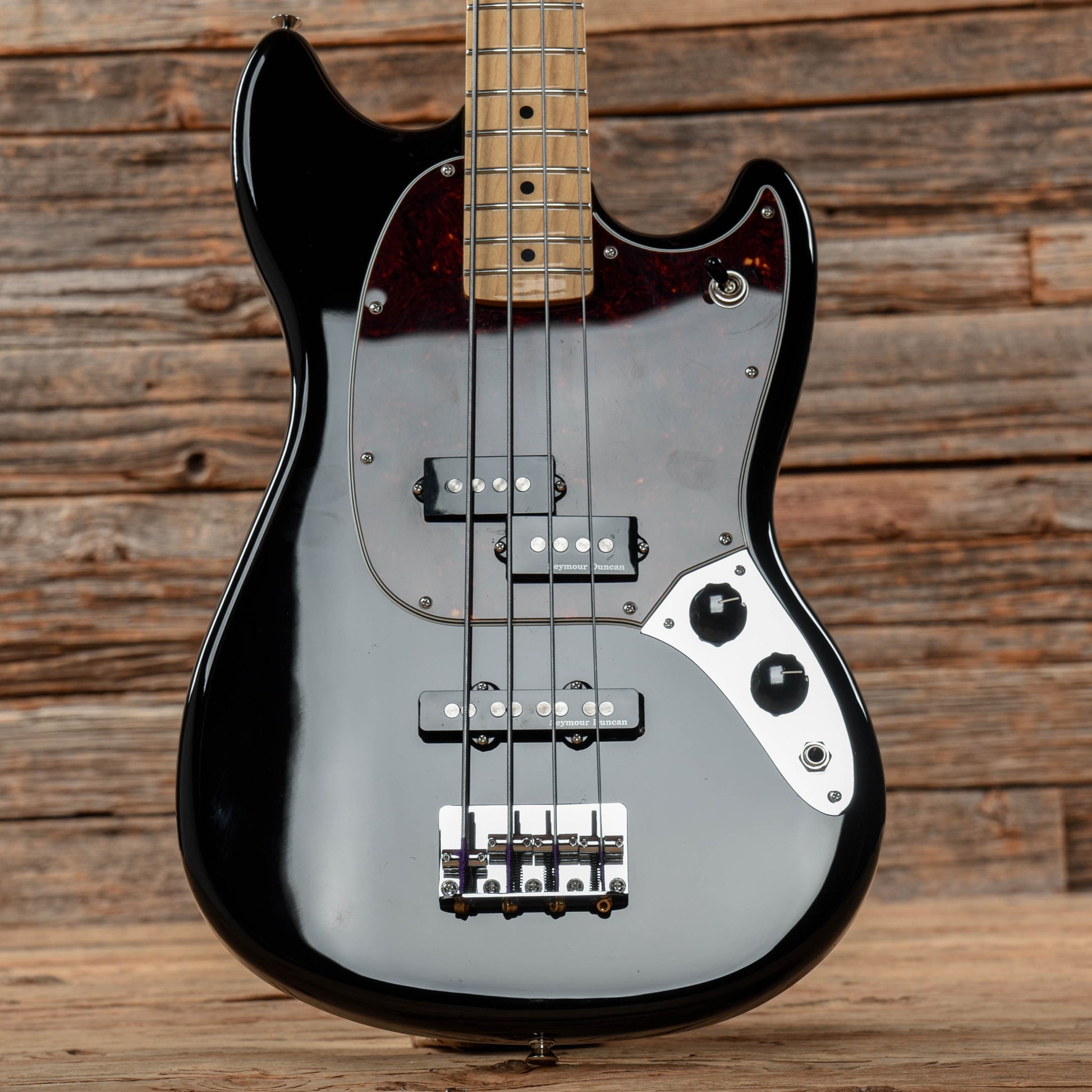 Fender Player Mustang Bass PJ (CME Exclusive) Black 2021 Bass Guitars / Short Scale