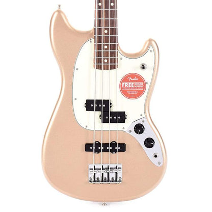 Fender Player Mustang Bass PJ Firemist Gold Bass Guitars / Short Scale